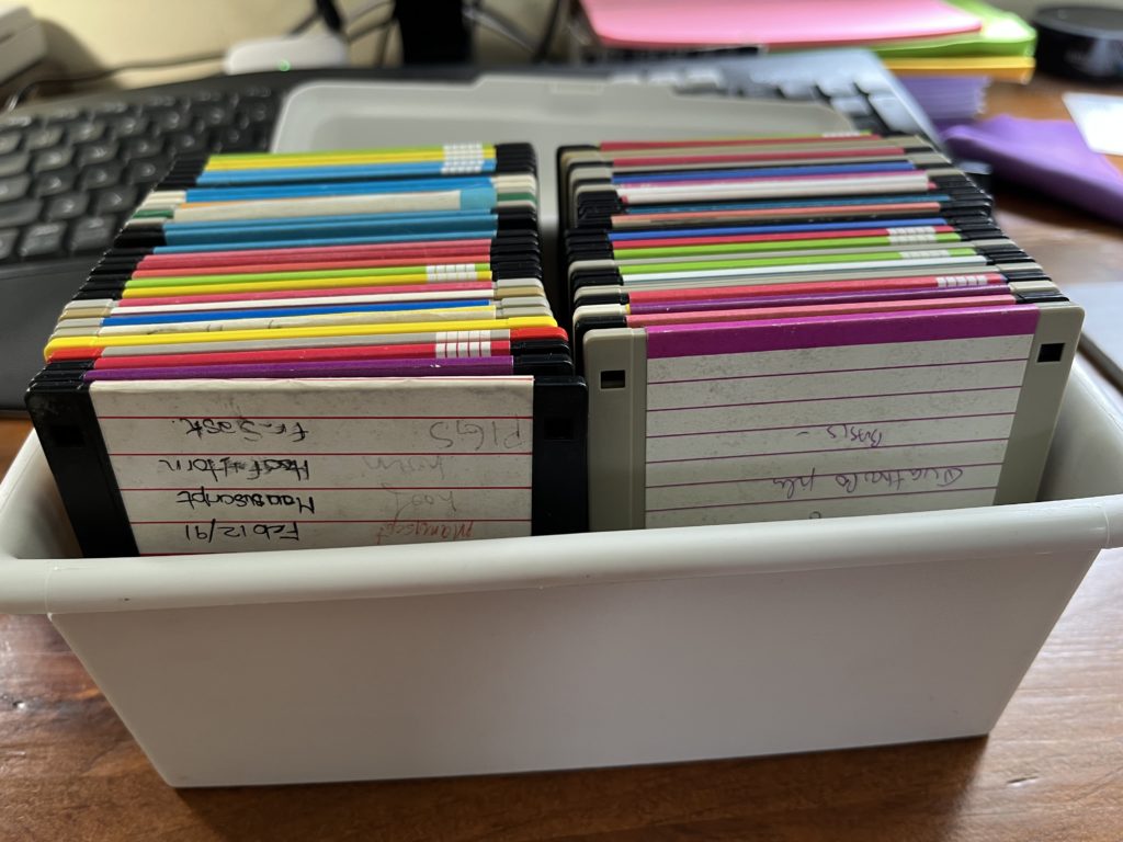 Box of 3.5" diskettes